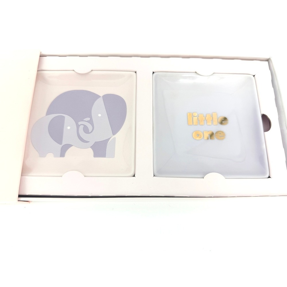 Kate Spade Jewelry Tray Sweet Talk Mini Trinket Tray Set Little One Elephant NEW